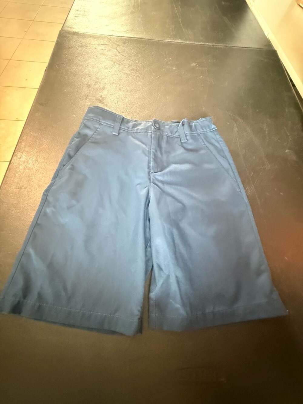 Under Armour Boys Match Play Performance Golf Shorts Blue YMD